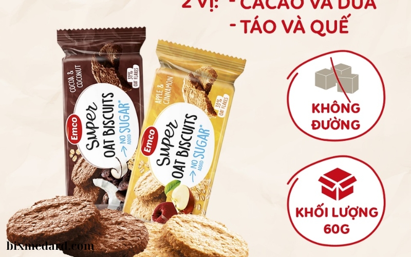 Bánh Quy Không Đường Cacao Không Gluten (2)