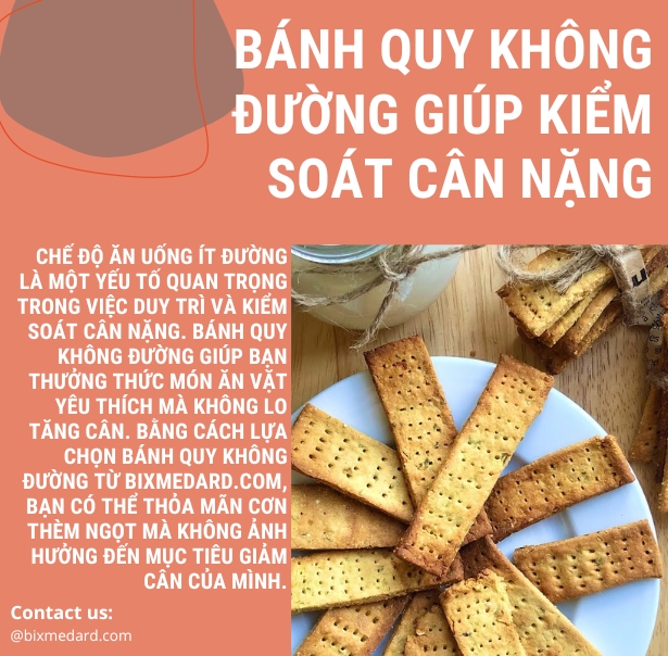 Công Thức Làm Bánh BÁNH QUY KHÔNG ĐƯỜNG BIXMEDARD